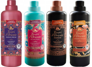 Tesori d'Oriente Zestaw 4 pięknych płynów do płukania 760 ml - PAHJ