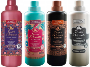 Tesori d'Oriente Zestaw 4 pięknych płynów do płukania 760 ml - PAHM