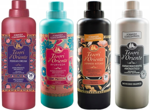 Tesori d'Oriente Zestaw 4 pięknych płynów do płukania 760 ml - PAJM