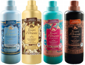 Tesori d'Oriente Zestaw 4 pięknych płynów do płukania 760 ml - TVAH