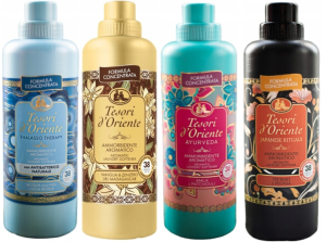 Tesori d'Oriente Zestaw 4 pięknych płynów do płukania 760 ml - TVAJ