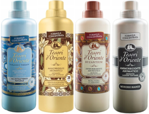 Tesori d'Oriente Zestaw 4 pięknych płynów do płukania 760 ml - TVBM