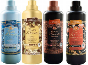 Tesori d'Oriente Zestaw 4 pięknych płynów do płukania 760 ml - TVHJ