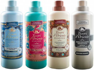 Tesori d'Oriente Zestaw 4 pięknych płynów do płukania 760 ml - TABM