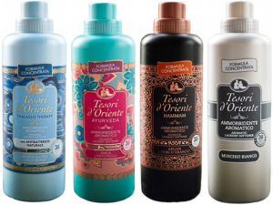 Tesori d'Oriente Zestaw 4 pięknych płynów do płukania 760 ml - TAHM