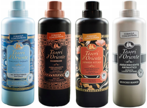 Tesori d'Oriente Zestaw 4 pięknych płynów do płukania 760 ml - THJM