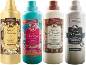 Tesori d'Oriente Zestaw 4 pięknych płynów do płukania 760 ml - VABM