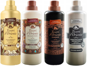 Tesori d'Oriente Zestaw 4 pięknych płynów do płukania 760 ml - VBHM