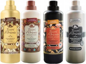 Tesori d'Oriente Zestaw 4 pięknych płynów do płukania 760 ml - VBJM