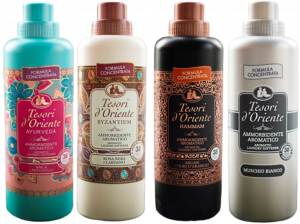 Tesori d'Oriente Zestaw 4 pięknych płynów do płukania 760 ml - ABHM