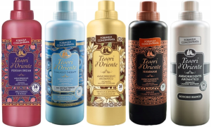 Tesori d'Oriente Zestaw 5x włoski płyn do płukania tkanin 760 ml - PTVHM