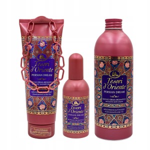 Zestaw Tesori d'Oriente Żel + Woda perfumowana + Płyn do kąpieli - Persian Dream