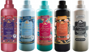 Tesori d'Oriente Zestaw 5x włoski płyn do płukania tkanin 760 ml - PTAJM