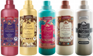 Tesori d'Oriente Zestaw 5x włoski płyn do płukania tkanin 760 ml - PVABM