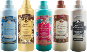 Tesori d'Oriente Zestaw 5x włoski płyn do płukania tkanin 760 ml - TVABM