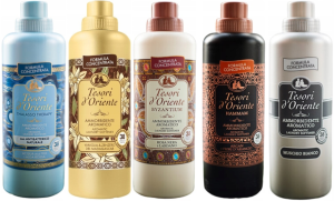 Tesori d'Oriente Zestaw 5x włoski płyn do płukania tkanin 760 ml - TVBHM