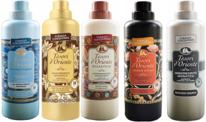 Tesori d'Oriente Zestaw 5x włoski płyn do płukania tkanin 760 ml - TVBJM