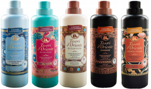 Tesori d'Oriente Zestaw 5x włoski płyn do płukania tkanin 760 ml - TABHJ
