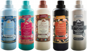 Tesori d'Oriente Zestaw 5x włoski płyn do płukania tkanin 760 ml - TABJM