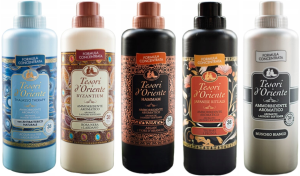 Tesori d'Oriente Zestaw 5x włoski płyn do płukania tkanin 760 ml - TBHJM