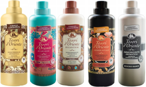 Tesori d'Oriente Zestaw 5x włoski płyn do płukania tkanin 760 ml - VABJM