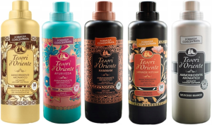 Tesori d'Oriente Zestaw 5x włoski płyn do płukania tkanin 760 ml - VAHJM