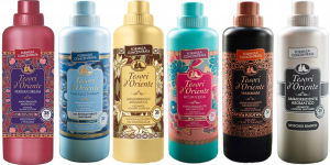 Tesori d'Oriente Zestaw 6 włoskich płynów do płukania 760 ml - PTVAHM