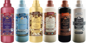 Tesori d'Oriente Zestaw 6 włoskich płynów do płukania 760 ml - PTVBHM