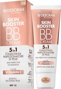 Deborah Skin Booster BB Podkład do twarzy 04 Caramel 30 ml