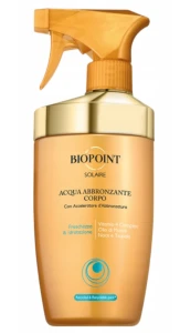 Biopoint Woda brązująca do ciała z przyspieszaczem opalania 400 ml