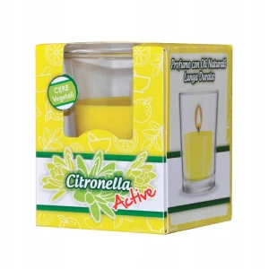 Citronella Active Świeca odstraszająca komary 140 g