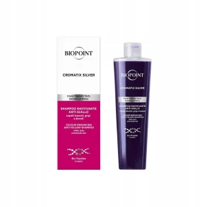 Biopoint Szampon do włosów blond i rozjaśnianych Anti-yellow Cromatix Silver 200 ml