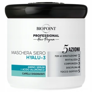 Biopoiint Maska do włosów z kwasem hialuronowym i Omega-3 Hyalu-3 400 ml