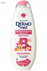 Dermomed Nawilżający żel pod prysznic z kwasem hialuronowym Frangipani 650 ml