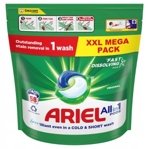 Ariel Uniwersalne kapsułki do prania All-in-1 58 szt.