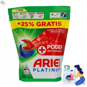 Ariel Platinum Kapsułki do prania kolorów z odplamiaczem 44 szt.