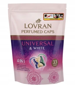 Lovran Uniwersalne kapsułki do prania Universal & White 33 szt.