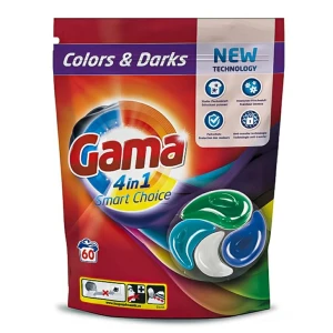 Gama Kapsułki do prania kolorowych tkanin 4in1 60 szt.