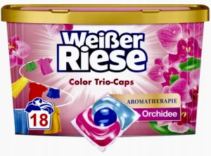 Weisser Riese Kapsułki do prania kolorów Aromatherapie Orchidee 18 szt.