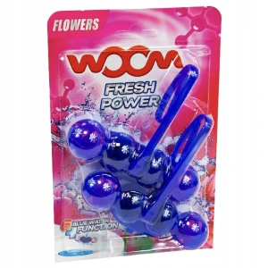 Woom Zawieszka do WC barwiąca wodę Flowers 2x55 g