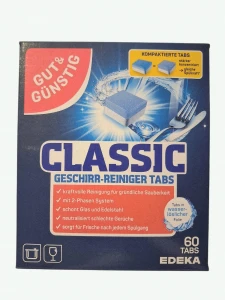 G&G Dwufazowe tabletki do zmywarki Classic 60 szt.